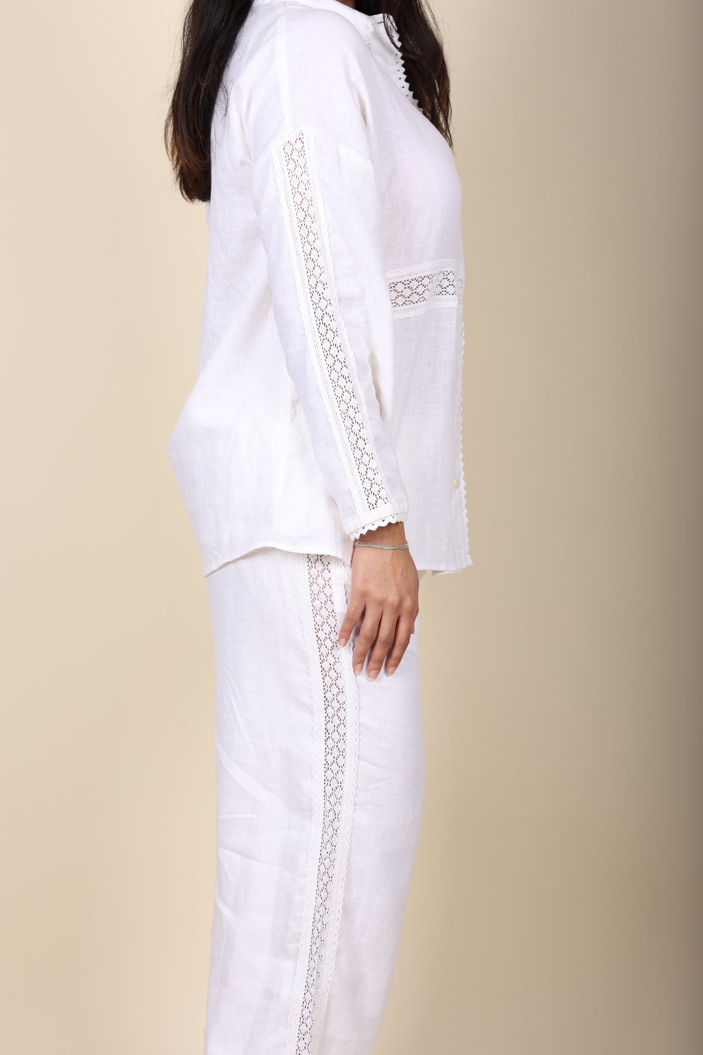 Crochet Linen Coord Set