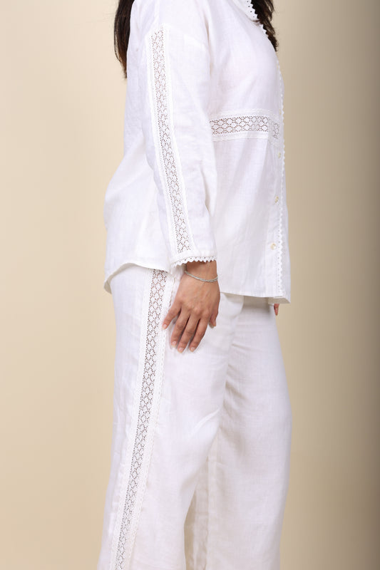 Crochet Linen Coord Set