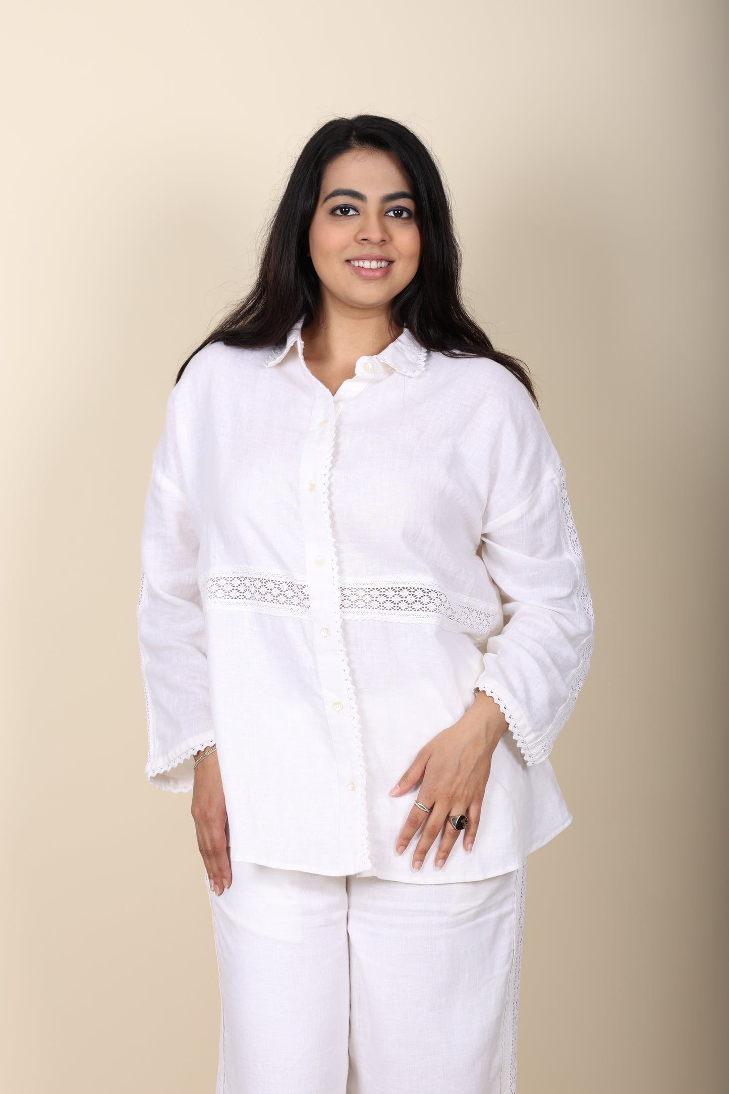 Crochet Linen Coord Set