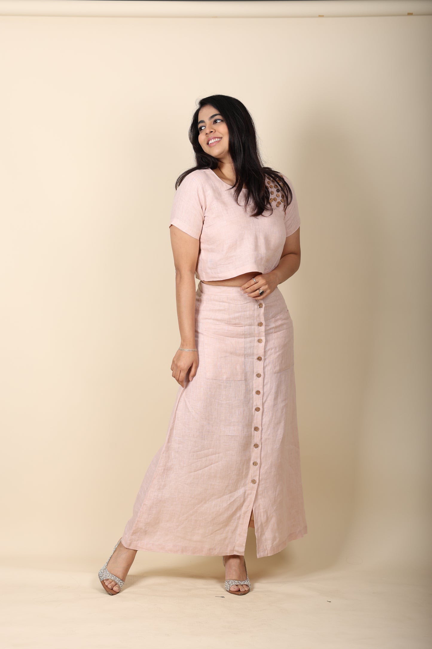 Dusky Rose Skirt Co-ord Set