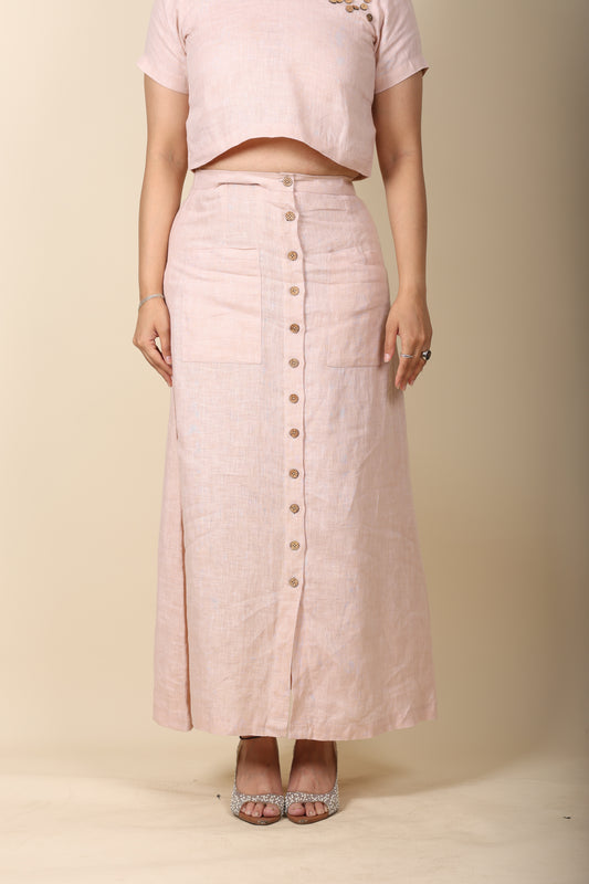 Dusky Rose Skirt Co-ord Set