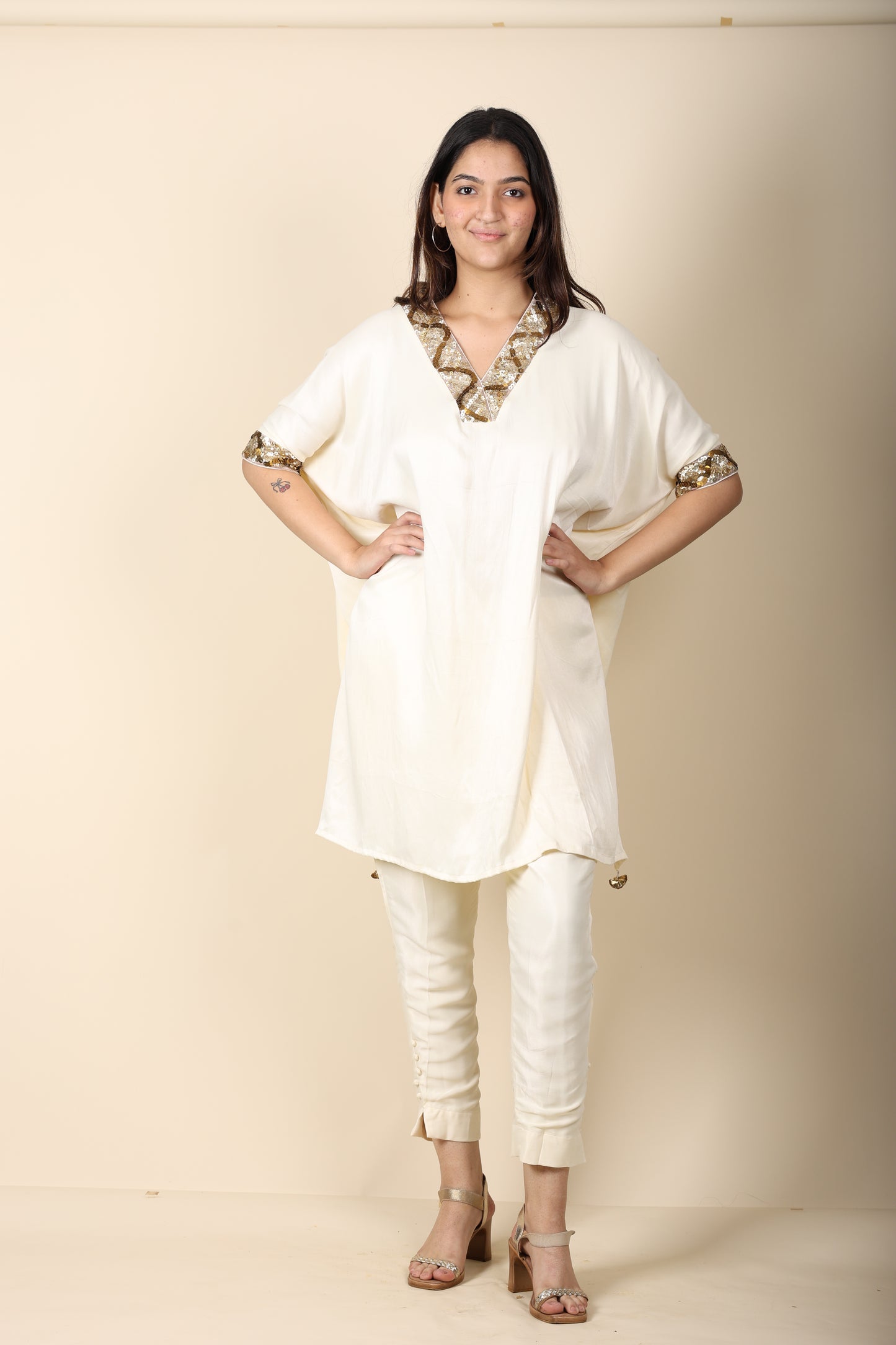 Kaftan Kurti Set