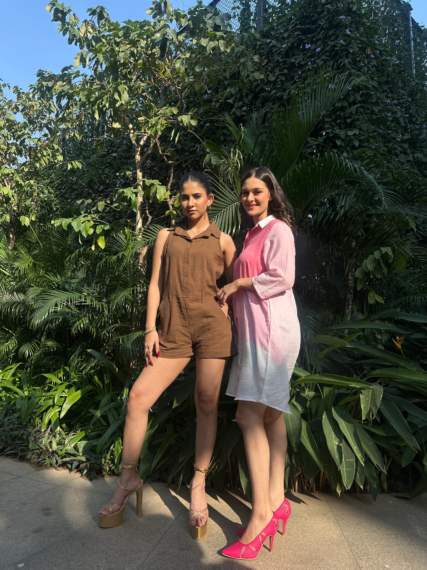 Brown & Bold Cotton Jumpsuit