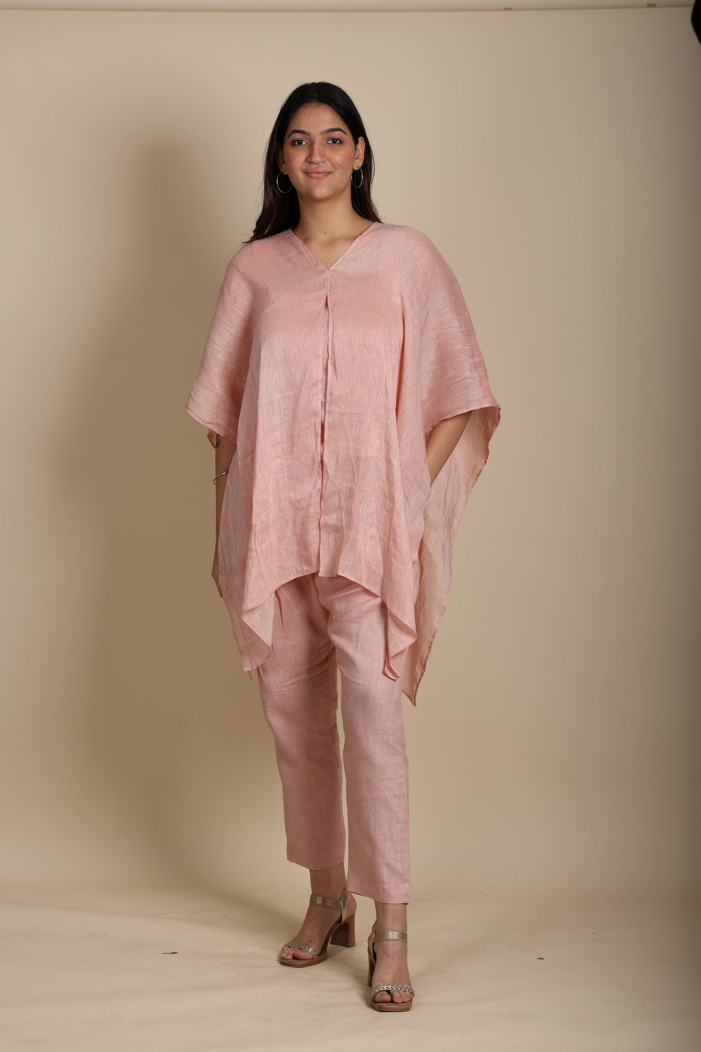 Pink Linen Co-ord Set
