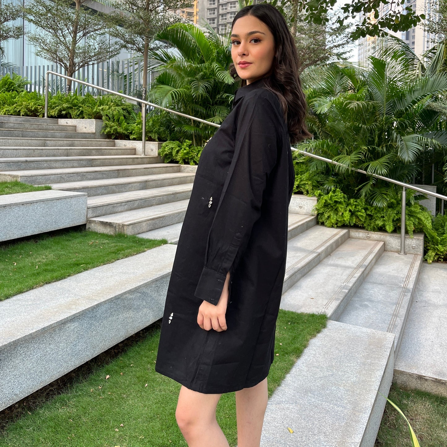Swarovski Shirt Dress 3