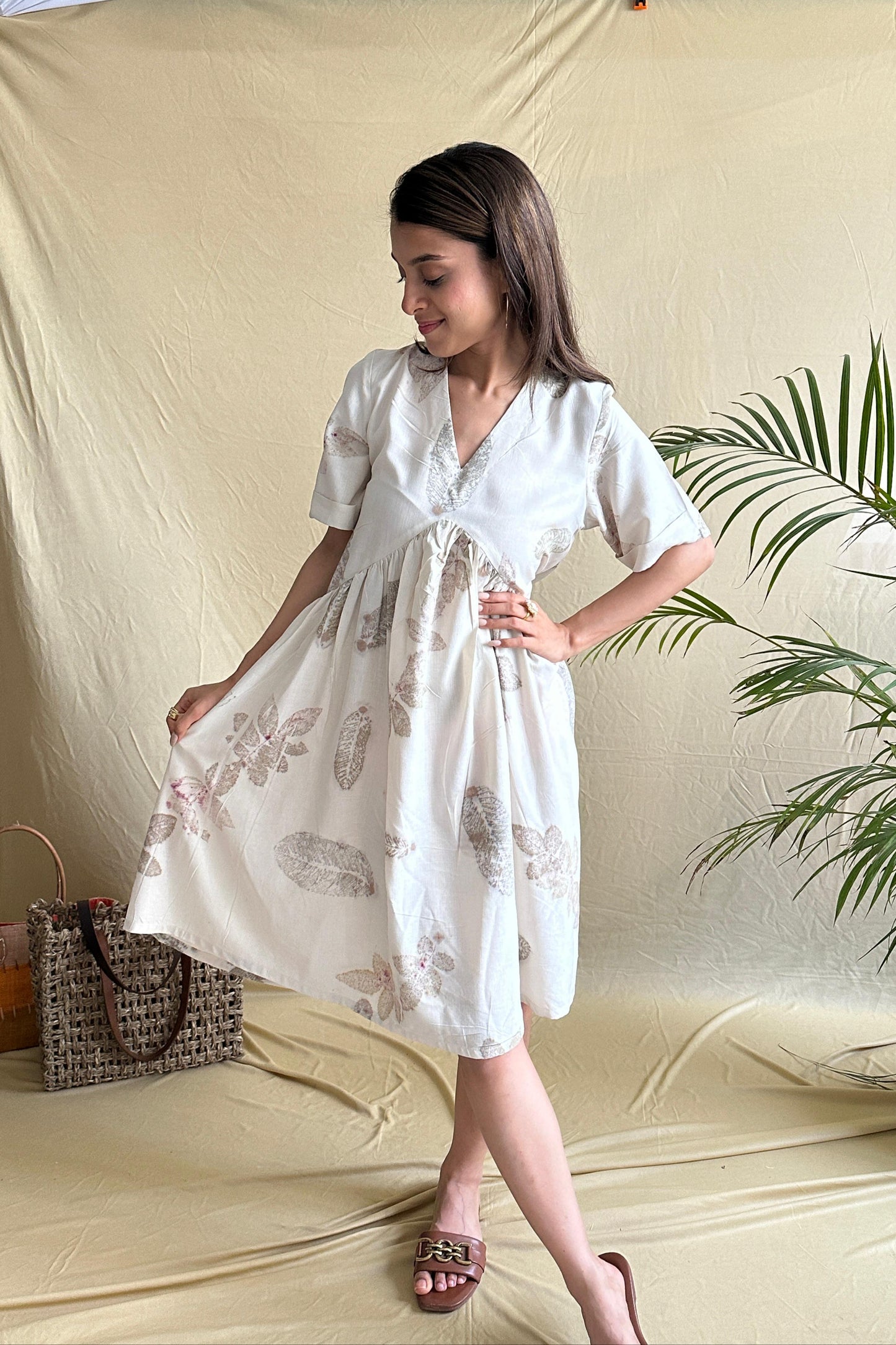 Eco print Evanna dress