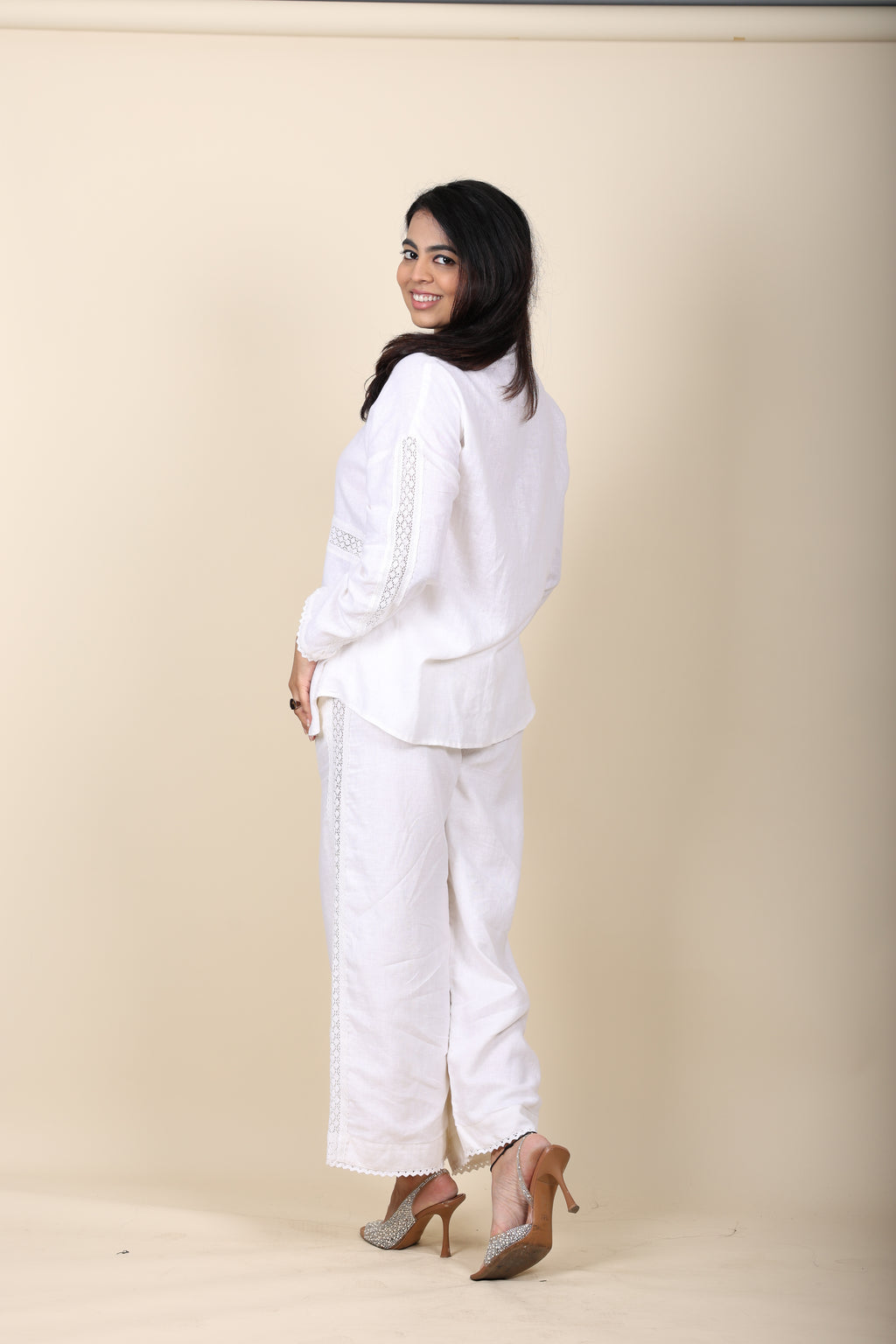 Crochet Linen Coord Set