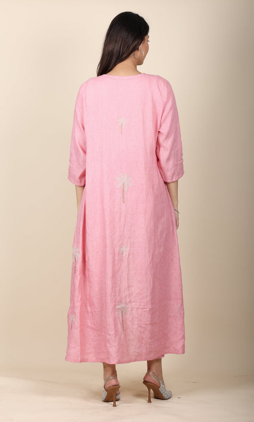 Blush Palm Linen Co-ord