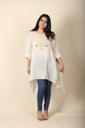 Stripes Tissue Kurti