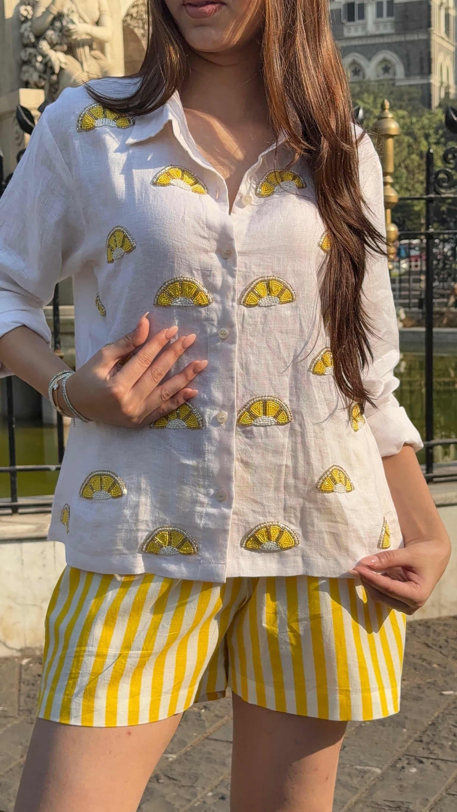 Lemon Stripe Coord Set 🍋✨
