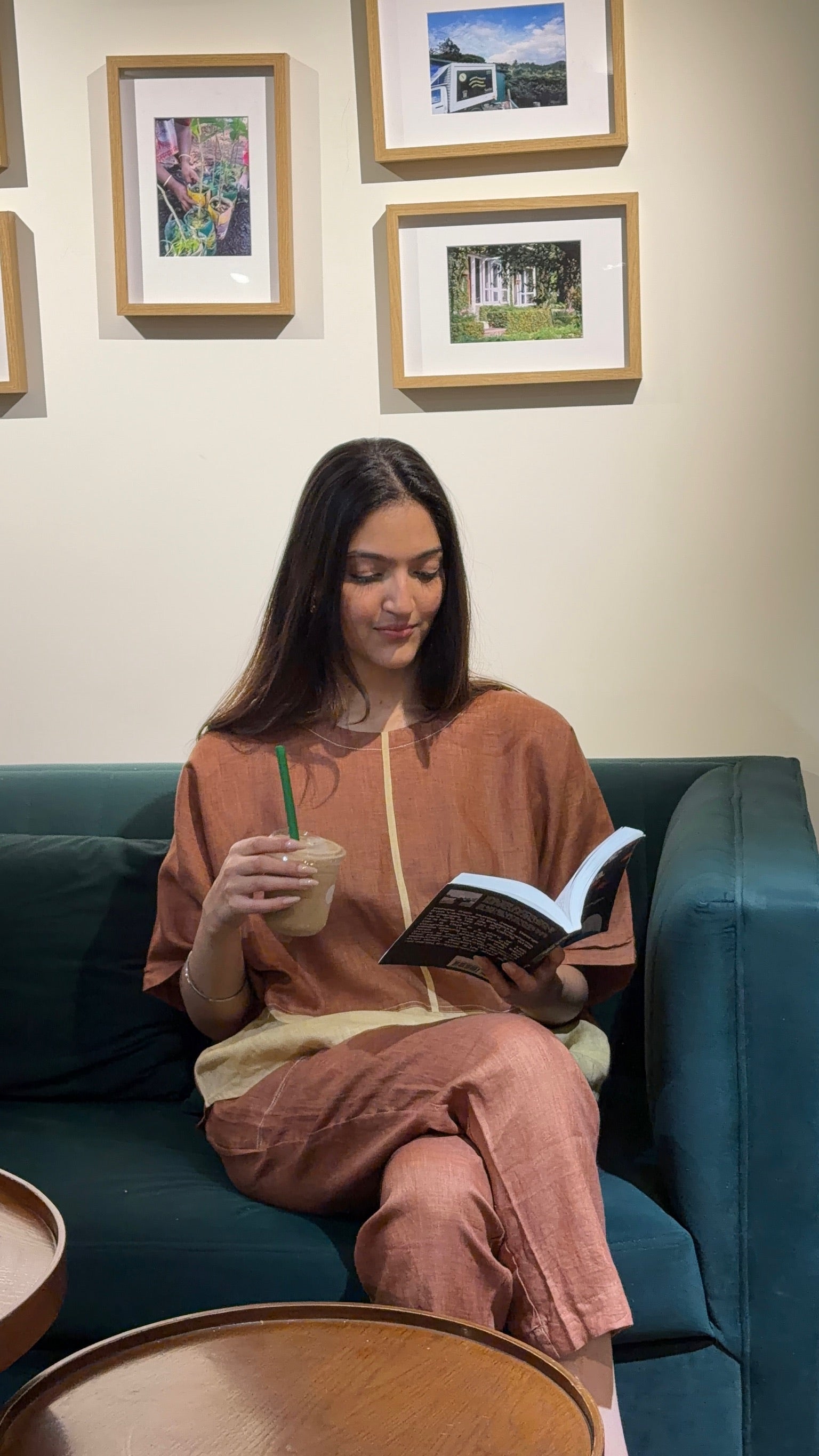 Rust Linen Coord Set