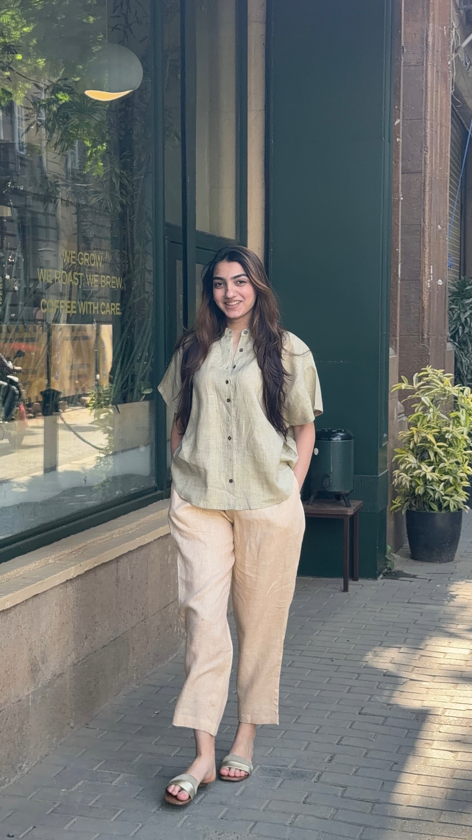 Sage Linen Coord Set