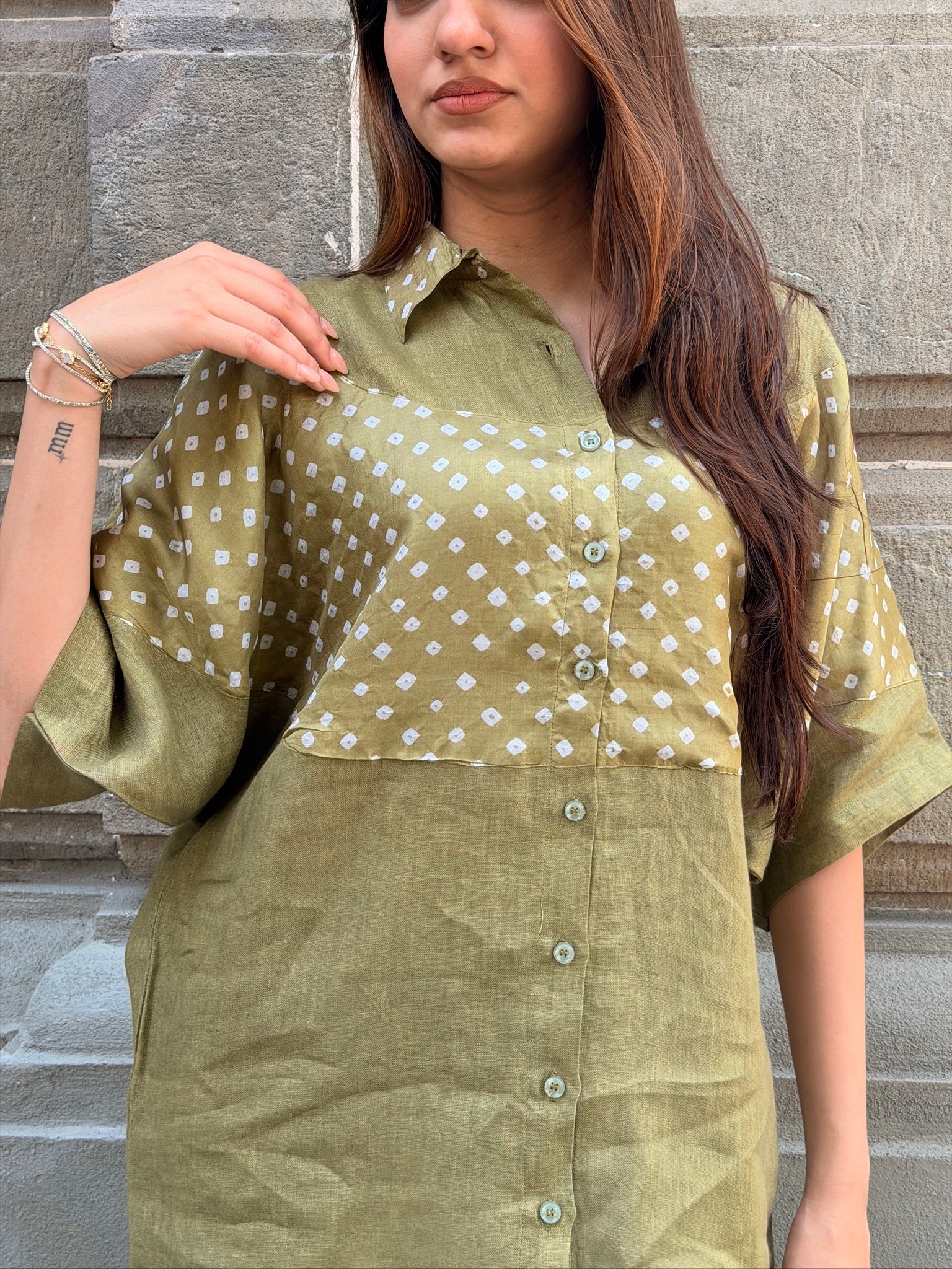 Olive Fusion Shirt