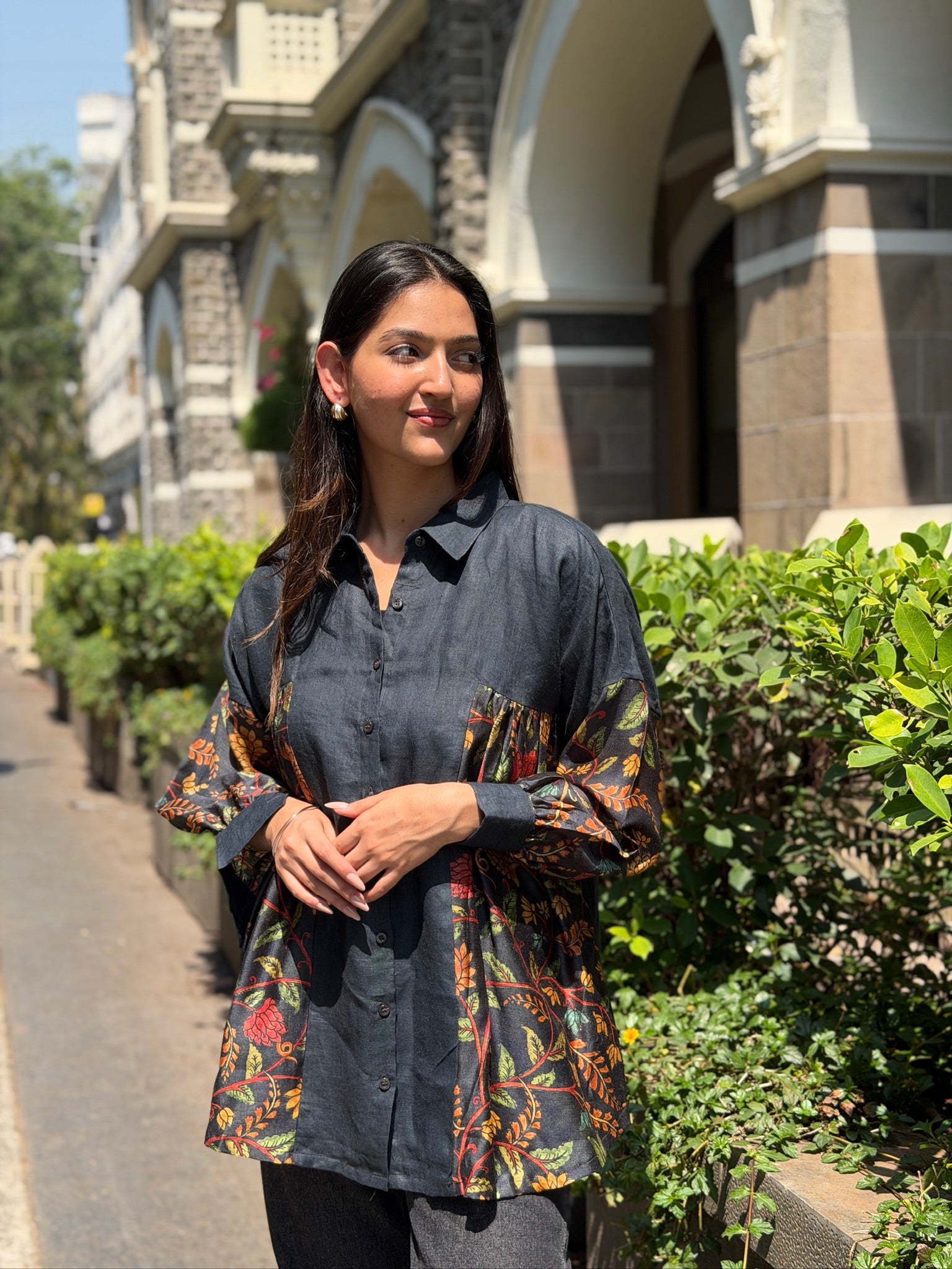 Kalamkari Linen Shirt