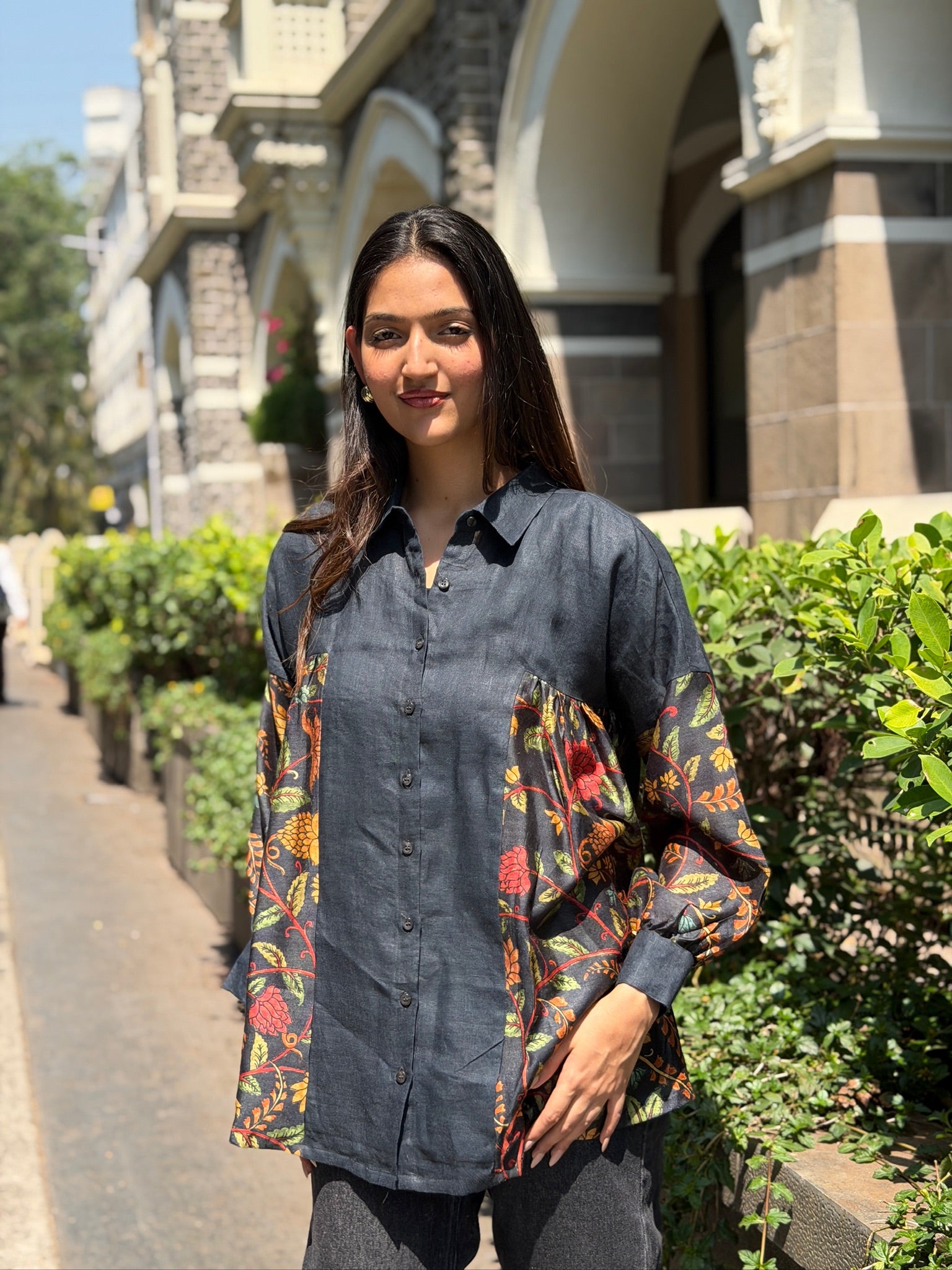 Kalamkari Linen Shirt