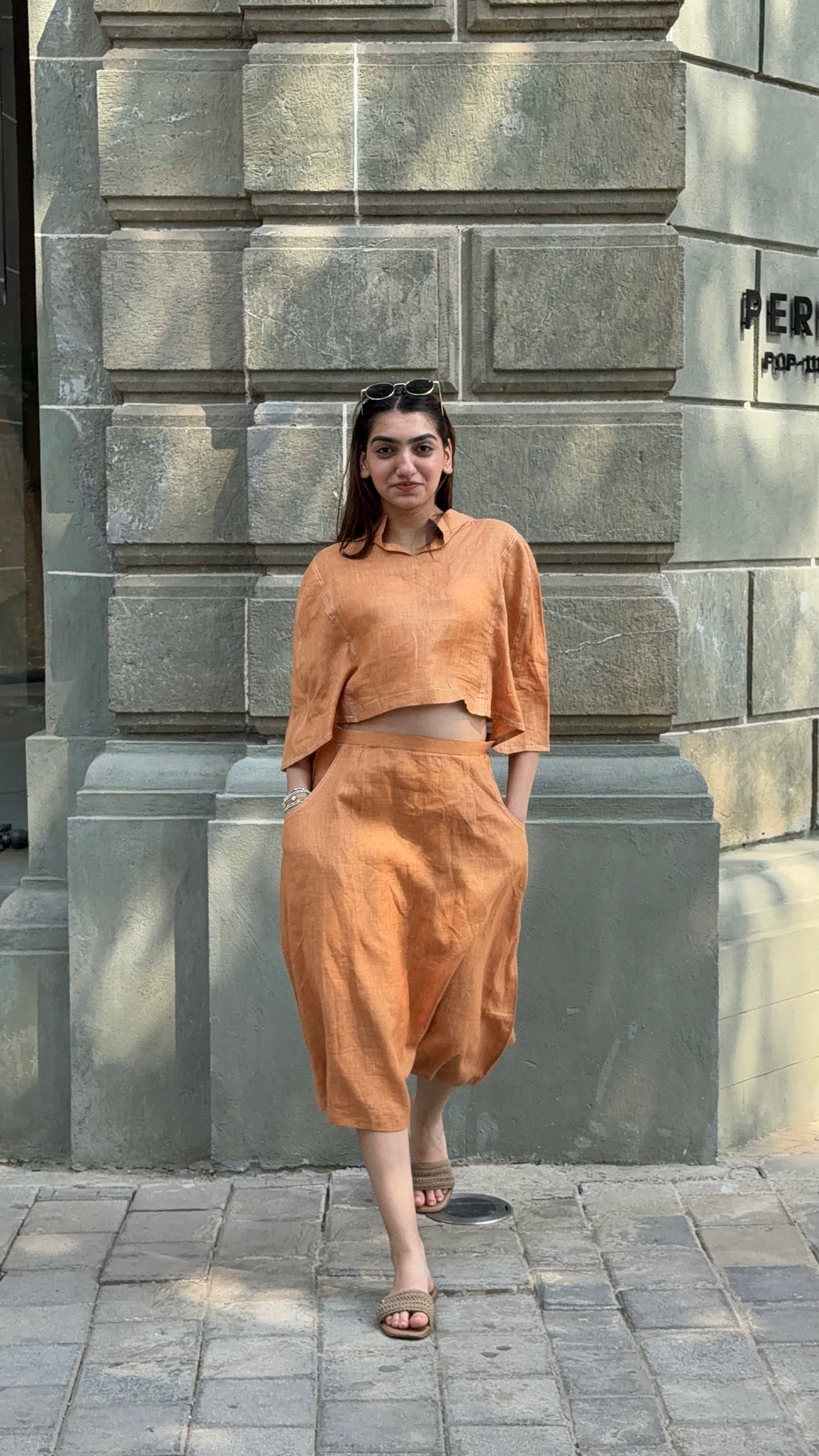 Sunkissed Linen Skirt Set