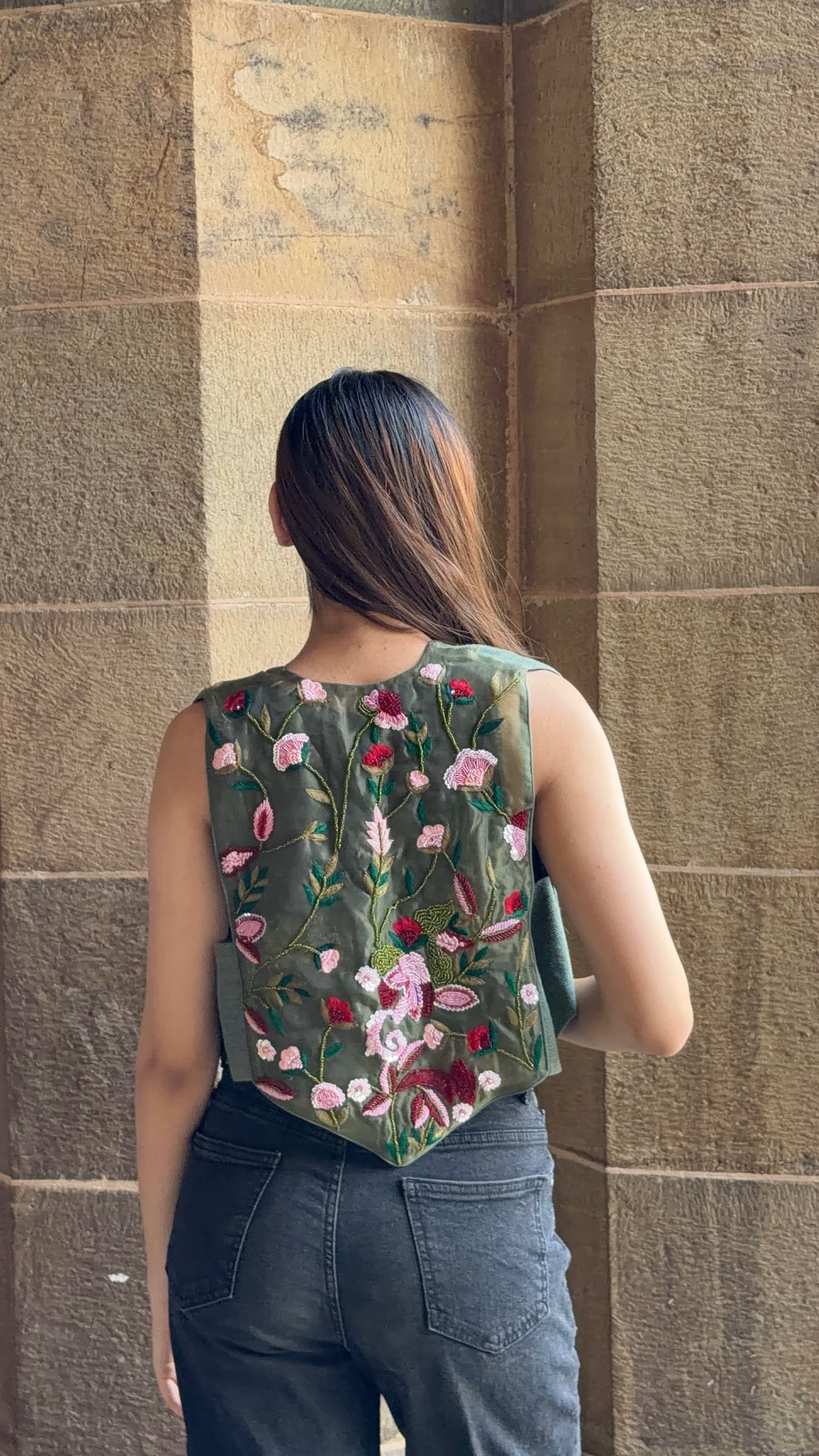Olive Bloom Jacket