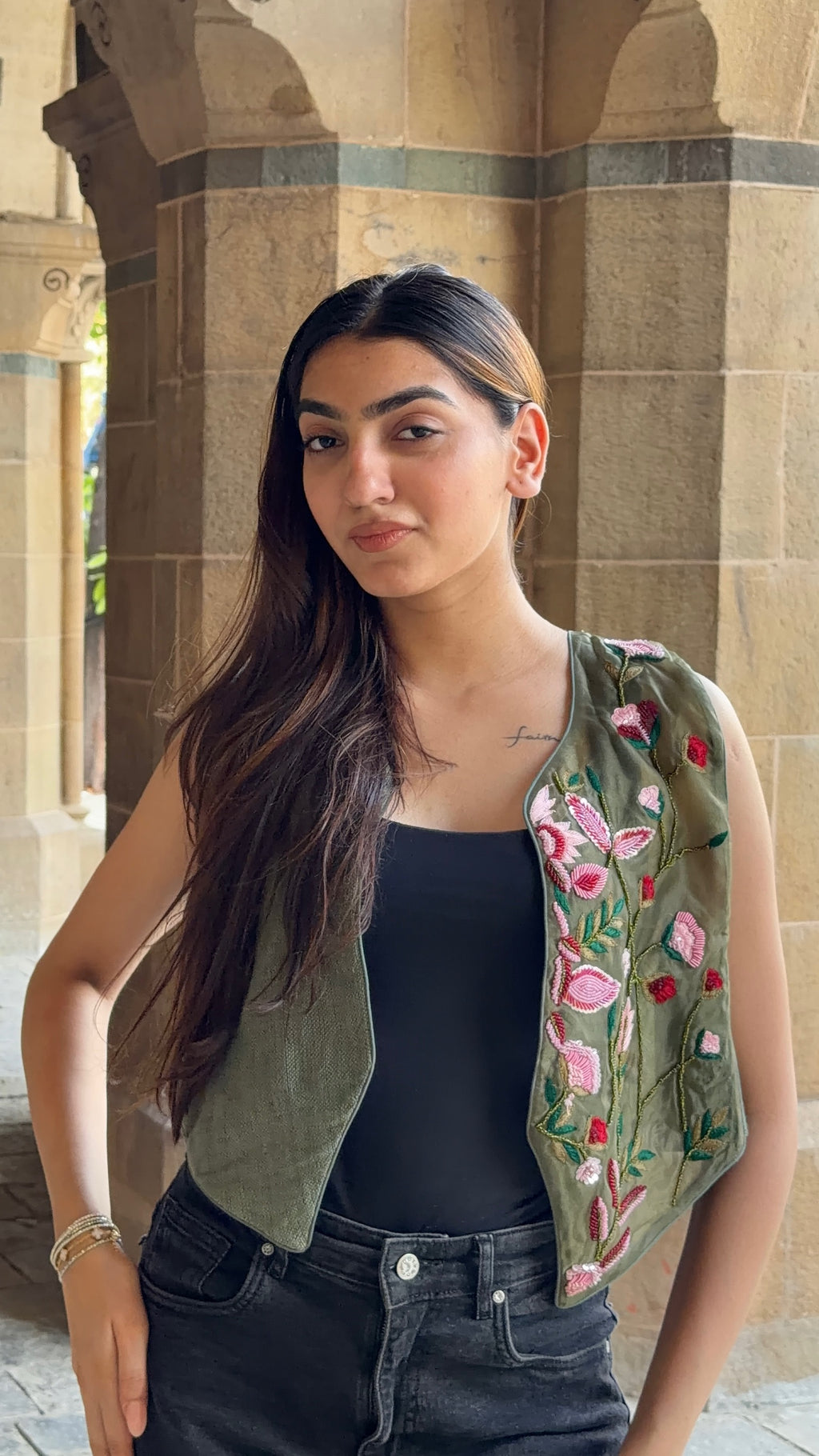 Olive Bloom Jacket
