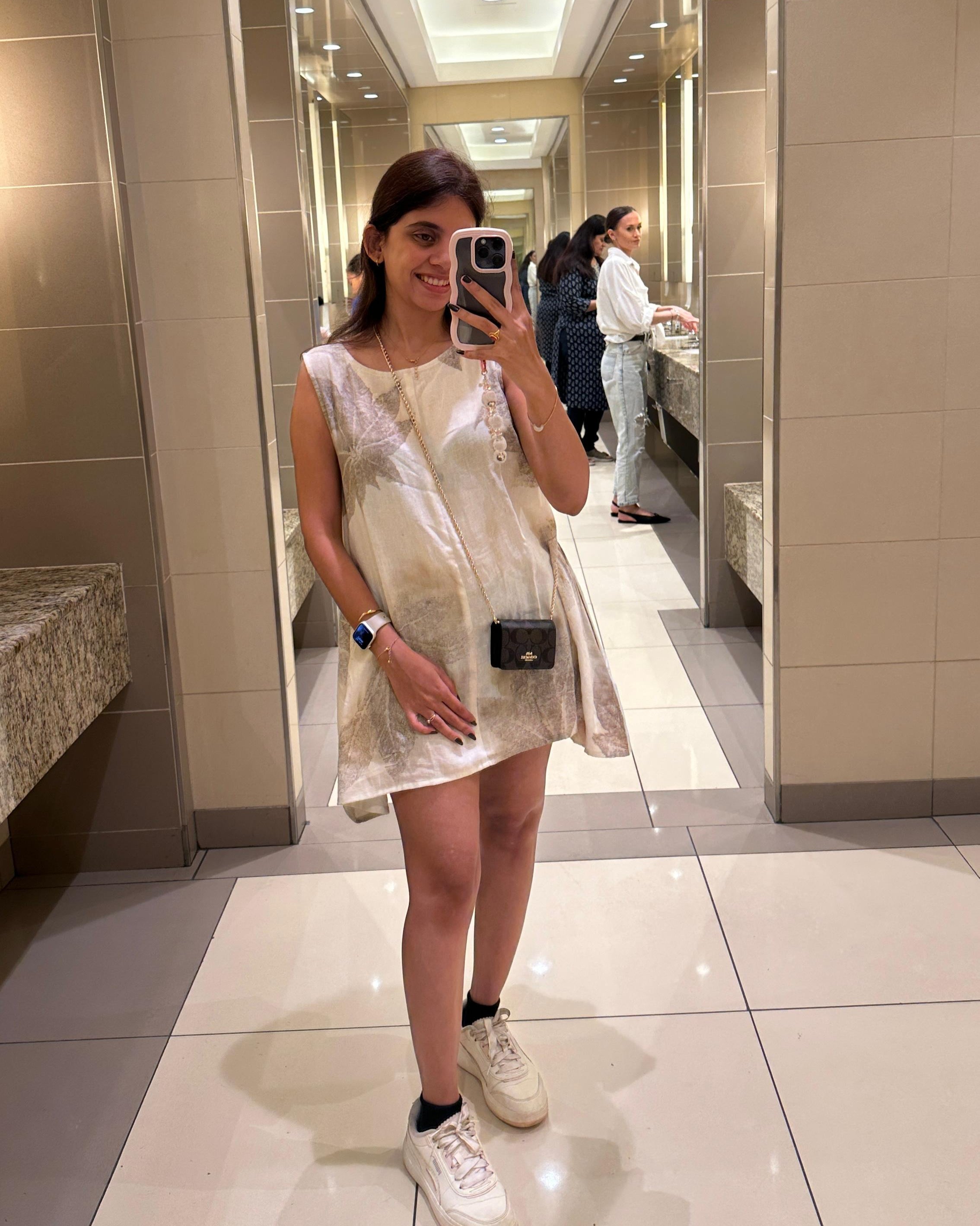 Tanvi Gadre ( Eco print Maple dress)