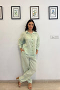 Green Linen Co-ord Set