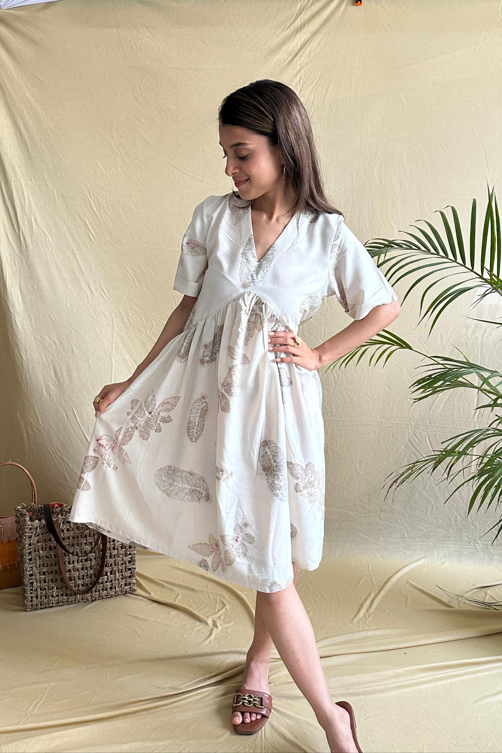 Eco print Evanna dress