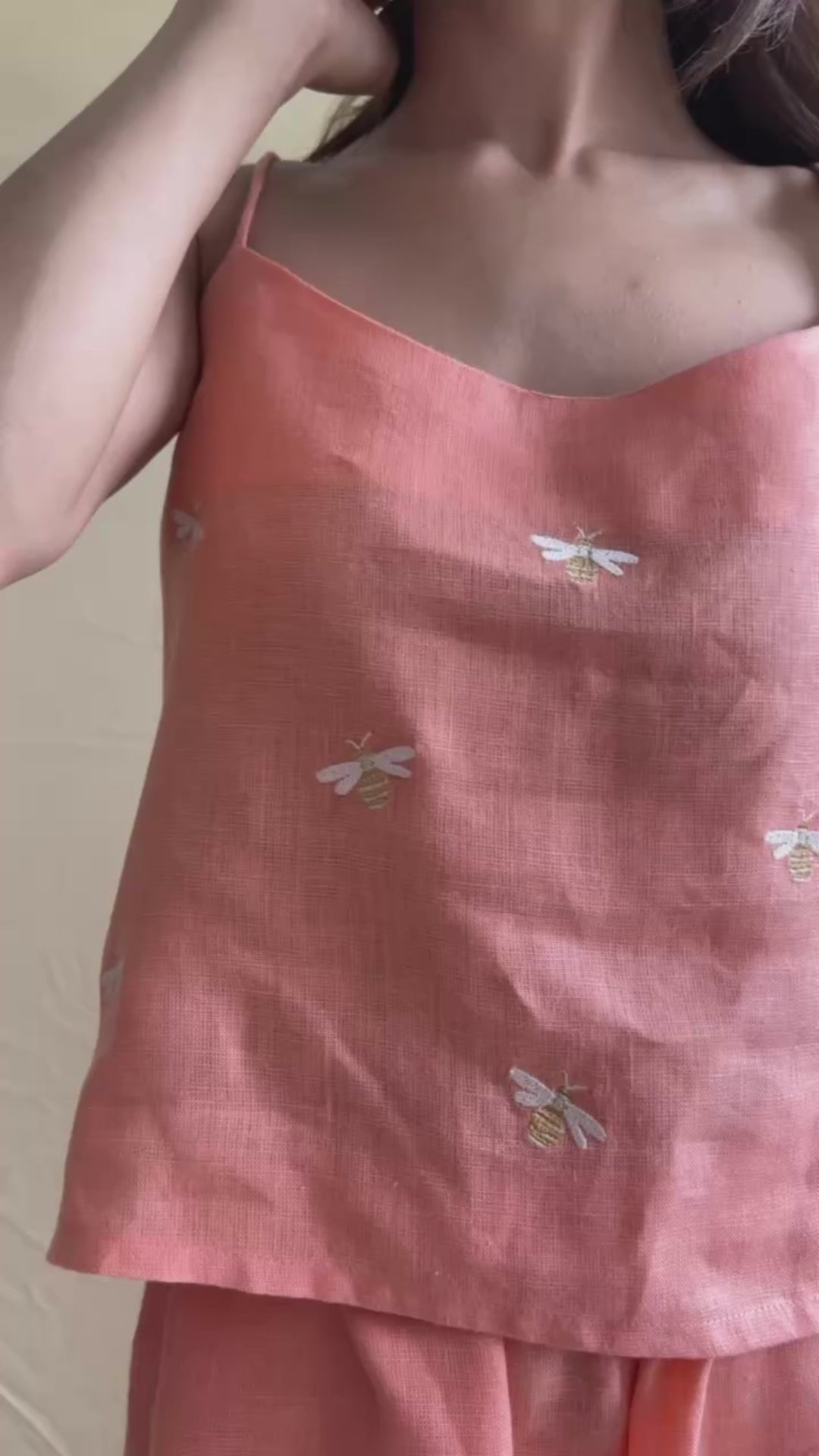 Orange Linen Co-ord Set